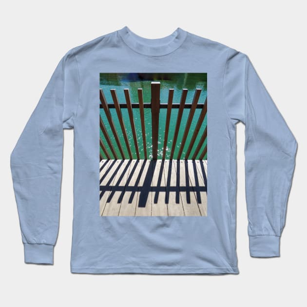 The Jetty Fence Long Sleeve T-Shirt by PictureNZ